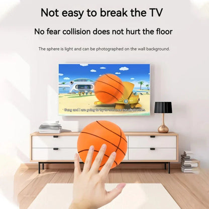 Foam Basketball – Silent Mute Ball for Kids Indoor Play, Safe Soft Squeezable Toy