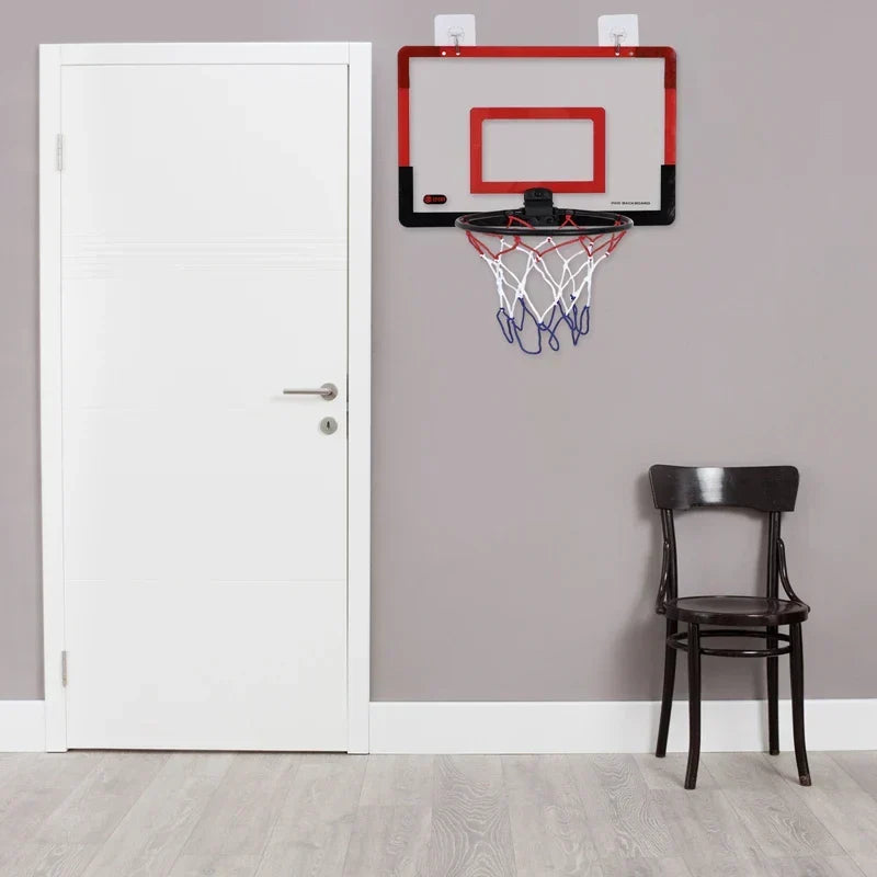 Indoor Basketball Hoop Set for Kids – Safe Hanging Mini Backboard Game for Home Play & Exercise